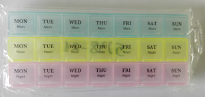 pill box seven days 3 times a day