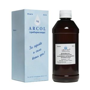 СРЕБЪРНА ВОДА ARCOL 0.5 л / 25 мг/л